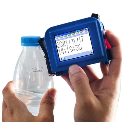 Portable Inkjet Printer,Handheld Inkjet Printer LED Mini Printerwith Touch Screen Mini Label Printer Revolutionary Design