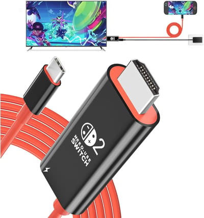 2nd Generation Type-C to HDMI Converter (4K 60Hz) with Cable