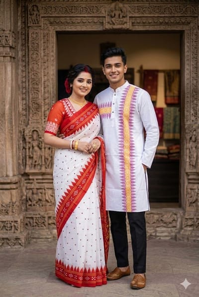 বৈশাখী শাড়ি পাঞ্জাবি কালেকশন - Image 7