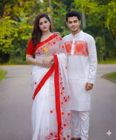 বৈশাখী শাড়ি পাঞ্জাবি কালেকশন - Image 4