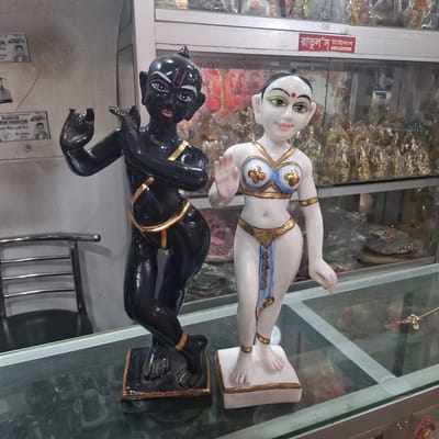 আর্টিফিশিয়াল মার্বেলের রাধামাধব ১০/১২/১৫/১৮/২৪ ইঞ্চি - Image 4