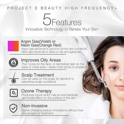 Portable High Frequency Facial Device (4 in 1) - Image 2