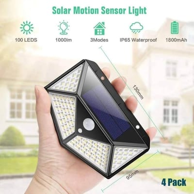 Solar Motion Sensor Light – বিদ্যুৎ ছাড়াই স্মার্ট সিকিউরিটি! - Image 1