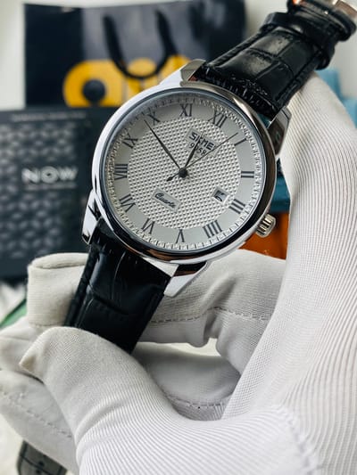 Skmei || 9058 Original Black Leather