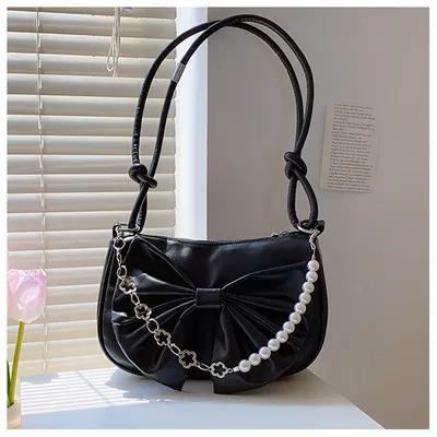 Pearl big bow bag