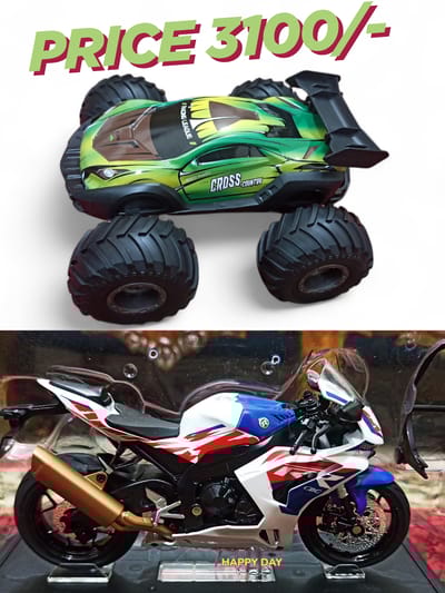 RC Monster Car + Super Racing Bike Combo Offer – Ultimate Speed & Fun Pack
