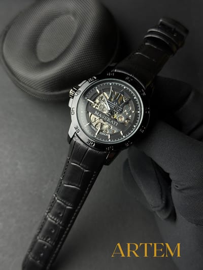 Maserati Men's Automatic Black AA