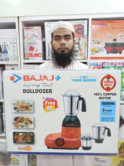 Bajaj plus Bulldozer 1500 watt mixer grinder
