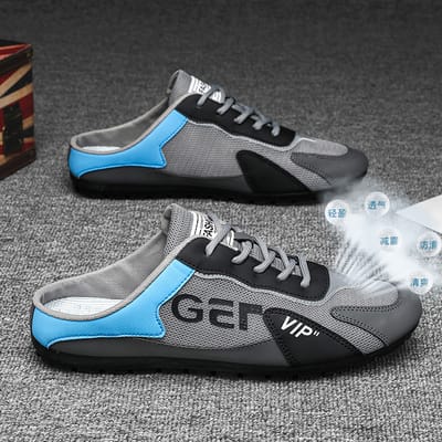 Trendy Fashionable Casual Flat Non-Slip Half Shoes - S-41