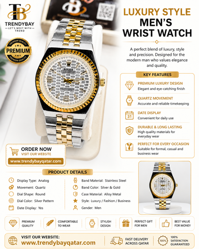 ✨ Luxury Style Men’s Wrist Watch ✨