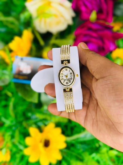 ⌚ Fashion Jewellery Watch Gold Diamond Style Bracelet Watch