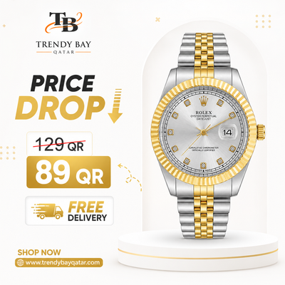 Luxury Two-Tone Stainless Steel Men’s Watch