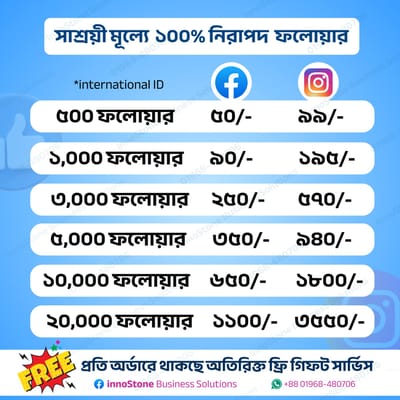 Facebook Instagram Followers Service