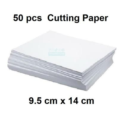 Mini Paper Pack 9.5cm x 14cm (50 Pcs) – A4 Quarter Cut Small Writing Paper | Daraz Label AWB Print