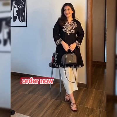 Premium Quality Embroidery work Co-ord set - Image 4