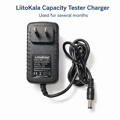 LiitoKala 12V 2A Power Adapter for Capacity Tester
