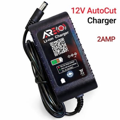 12.6V 2A Li-ion Auto Cut Charger (AREO Brand)
