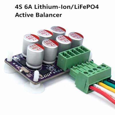 4S 6A Active Balancer Lithium Battery Equalizer Board LiFePO4 Li-ion Energy Transfer Module