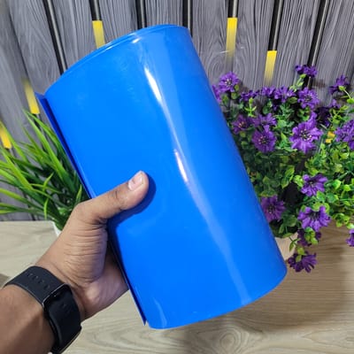 1ft 230mm Heat Shrink Tube Battery Pack Wrapping PVC Sleeve Blue