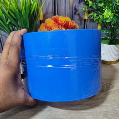 1ft 130mm Heat Shrink Tube Battery Pack Wrapping PVC Sleeve Blue