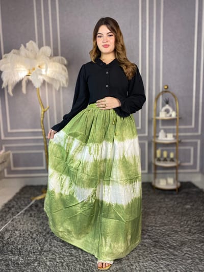 Tie Die Print Skirt - Image 6