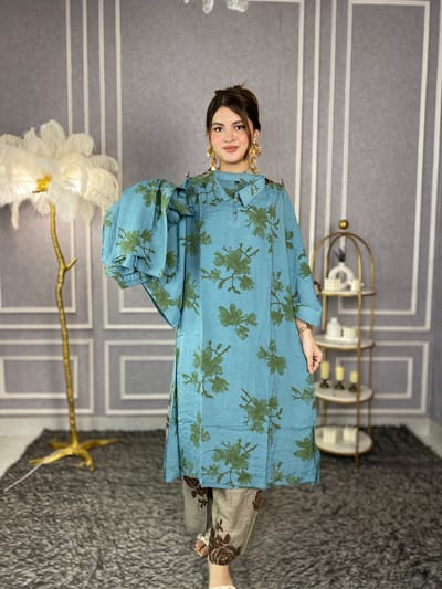 Printed Cotton Co Ord - Image 3