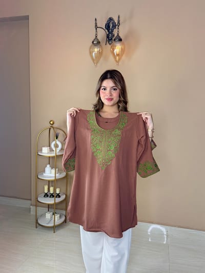 Premium embroidery kurti - Image 1