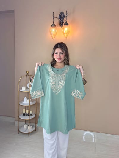 Premium embroidery kurti - Image 7