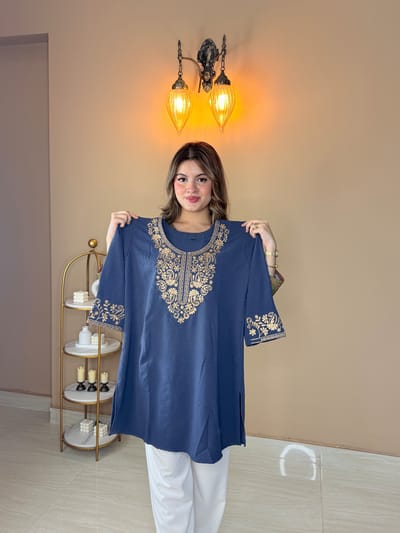 Premium embroidery kurti - Image 5