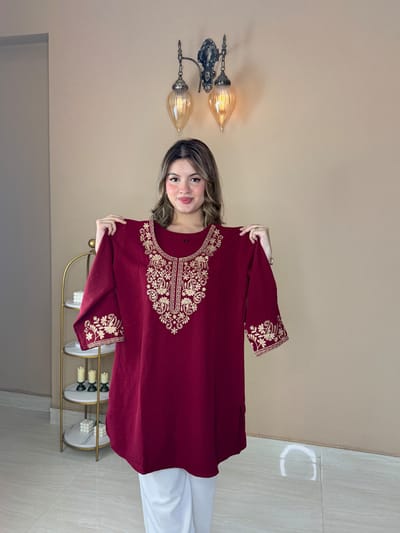 Premium embroidery kurti - Image 2