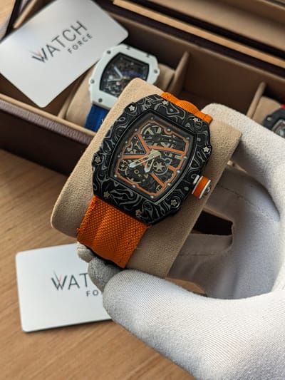 RM Orange & Black Quartz Watch