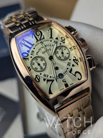 Frank Muller Chain Rose Gold Chronograph Watch