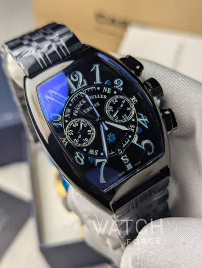Frank Muller Chain Black Chronograph Watch