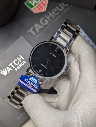 Casio Quartz Watch Black Face