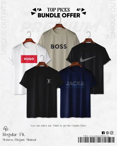 TP53 Handpicked Top Brand T-shirt Bundle