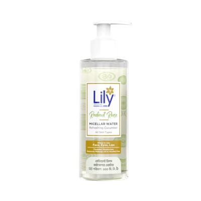 Lily Radiant Rinse Micellar Water 200ml - Image 1