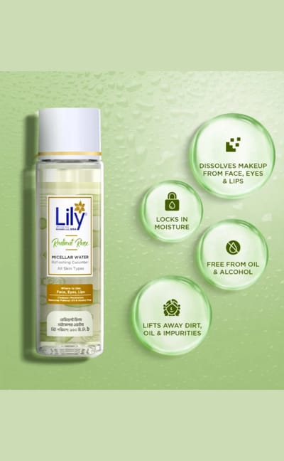 Lily Radiant Rinse Micellar Water 100ml - Image 2