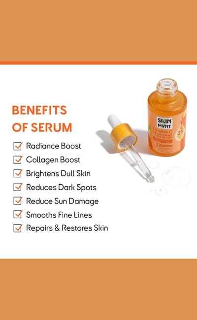 Skin Mynt Vitamin C Brightening Face Serum 30ml - Image 4