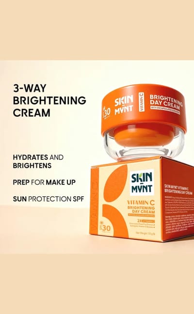 Skin Mynt Vitamin C Brightening Day Cream SPF 30 50gm - Image 8