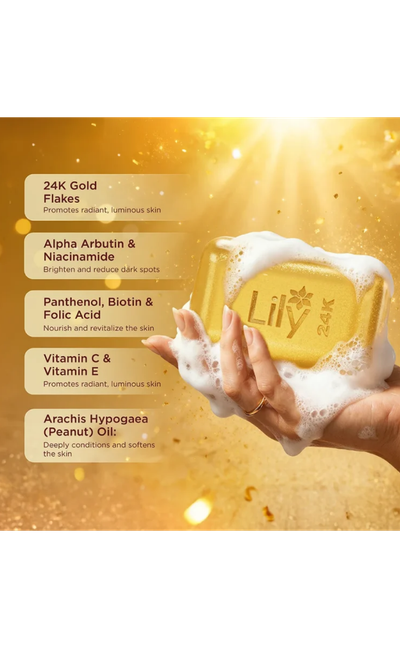 Lily Premium Gold Soap - Image 3