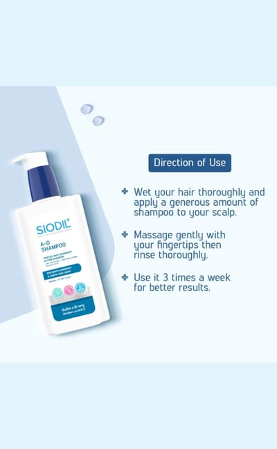 SIODIL A-D Shampoo 200 ml - Image 4