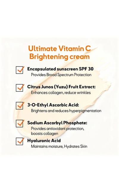 Skin Mynt Vitamin C Brightening Day Cream SPF 30 50gm - Image 7