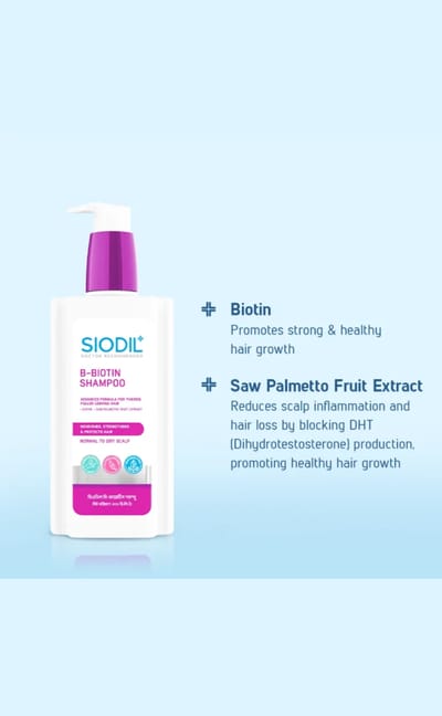 SIODIL B-Biotin Shampoo 200 ml - Image 2