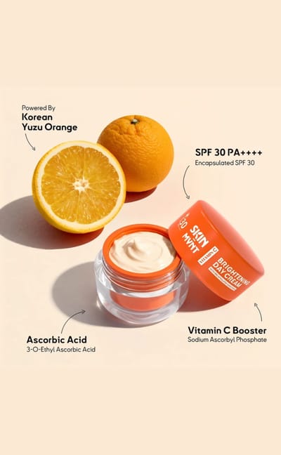 Skin Mynt Vitamin C Brightening Day Cream SPF 30 50gm - Image 3