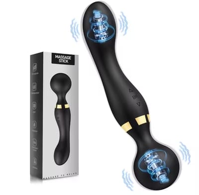 Double Head Powerful Clit Vibrators for Women AV Magic Wand Massager Dildo G Spot Orgasm Clitoris Stimulator Masturbator
