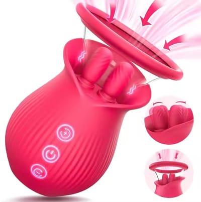 Fingers Sucking Vibrator Rose Vibrators Suck Quick Pleasure Sex Toys Couples Foreplay Stimulator For Clitoral Nipple Massage