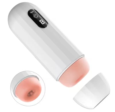 Male Masturbators Hands Free Automatic Sucking Stroker Blowjob Masturbation Machine 3D Textured  Penis Pump Sex Toys for Men