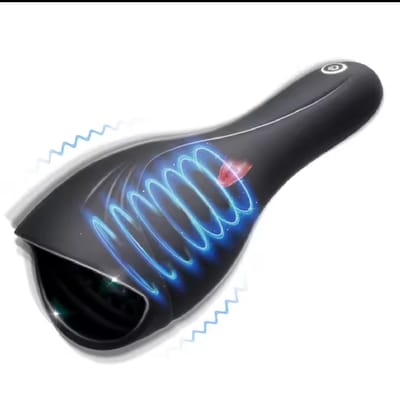 Male Tongue Licking Penis Masturbator Blowjob Orgasm Masturbation 10 Speed Glans Vibrating Massager Endurance Trainning Sex Toys