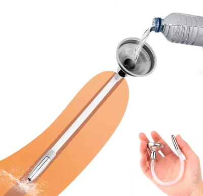 Male Chastity Device Urethra Catheter Penis Plug Urethral Stretcher Catheter Dilator Cock Cage Catheter Sex Toys For Men