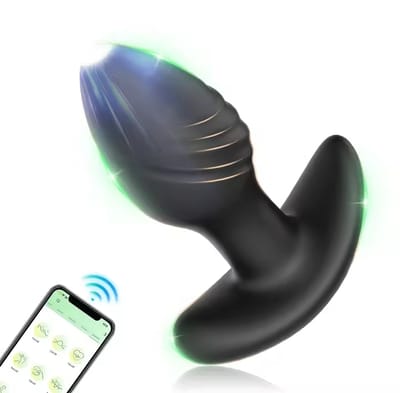 Rotation Anal Vibrator 9 Mode Butt Plug APP Remote Control Anal Sex Toy for Men Vibrating Prostate Massager Anal Plug Adult Game